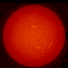 Image of Sun's chromosphere