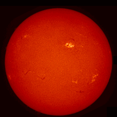 Image of Sun's chromosphere