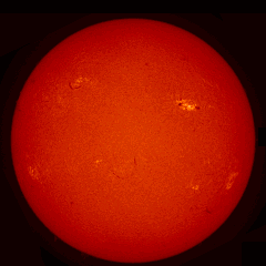 Image of Sun's chromosphere