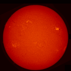 Image of Sun's chromosphere