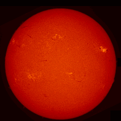 Image of Sun's chromosphere