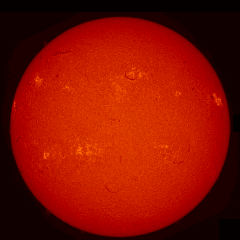 Image of Sun's chromosphere