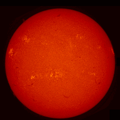 Image of Sun's chromosphere