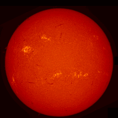 Image of Sun's chromosphere