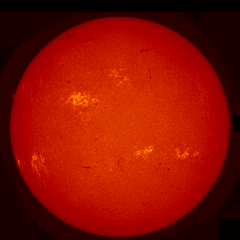 Image of Sun's chromosphere