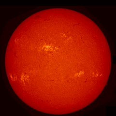 Image of Sun's chromosphere