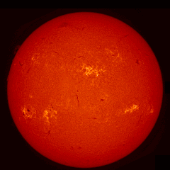 Image of Sun's chromosphere