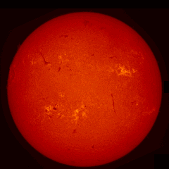 Image of Sun's chromosphere