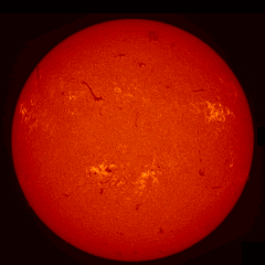 Image of Sun's chromosphere