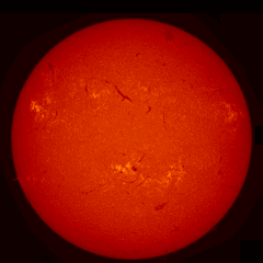 Image of Sun's chromosphere