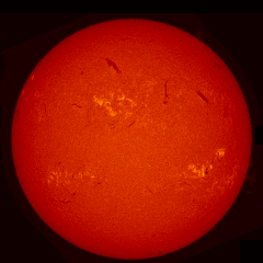 Image of Sun's chromosphere