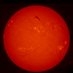 Image of Sun's chromosphere