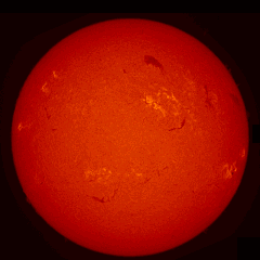 Image of Sun's chromosphere