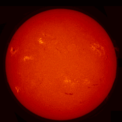 Image of Sun's chromosphere