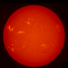 Image of Sun's chromosphere