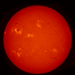 Image of Sun's chromosphere