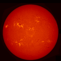 Image of Sun's chromosphere