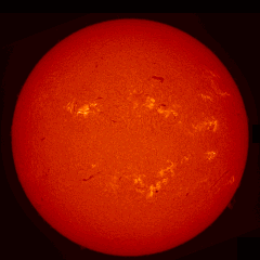 Image of Sun's chromosphere