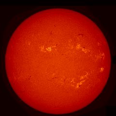 Image of Sun's chromosphere