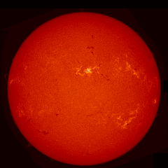 Image of Sun's chromosphere