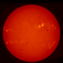 Image of Sun's chromosphere