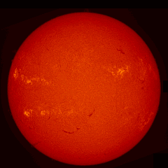 Image of Sun's chromosphere