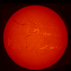 Image of Sun's chromosphere