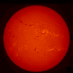 Image of Sun's chromosphere