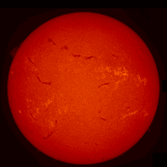 Image of Sun's chromosphere