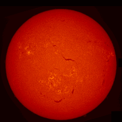 Image of Sun's chromosphere