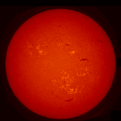 Image of Sun's chromosphere