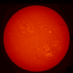 Image of Sun's chromosphere