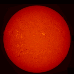 Image of Sun's chromosphere