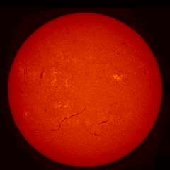 Image of Sun's chromosphere