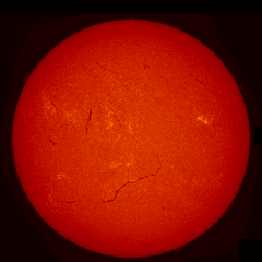 Image of Sun's chromosphere