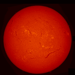 Image of Sun's chromosphere