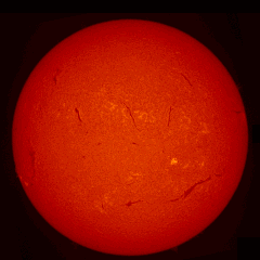 Image of Sun's chromosphere