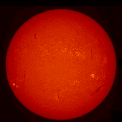 Image of Sun's chromosphere