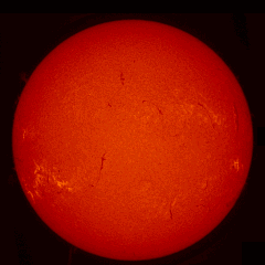 Image of Sun's chromosphere