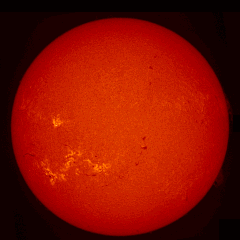 Image of Sun's chromosphere