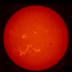 Image of Sun's chromosphere