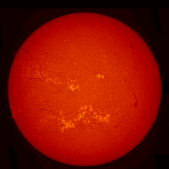 Image of Sun's chromosphere