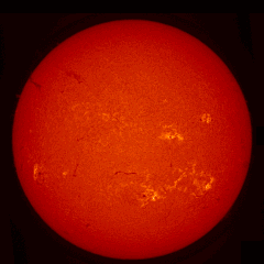 Image of Sun's chromosphere