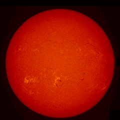 Image of Sun's chromosphere