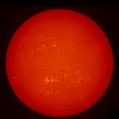 Image of Sun's chromosphere