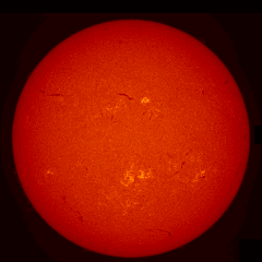 Image of Sun's chromosphere