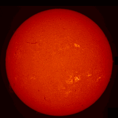 Image of Sun's chromosphere