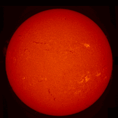 Image of Sun's chromosphere