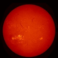 Image of Sun's chromosphere