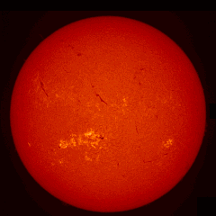 Image of Sun's chromosphere